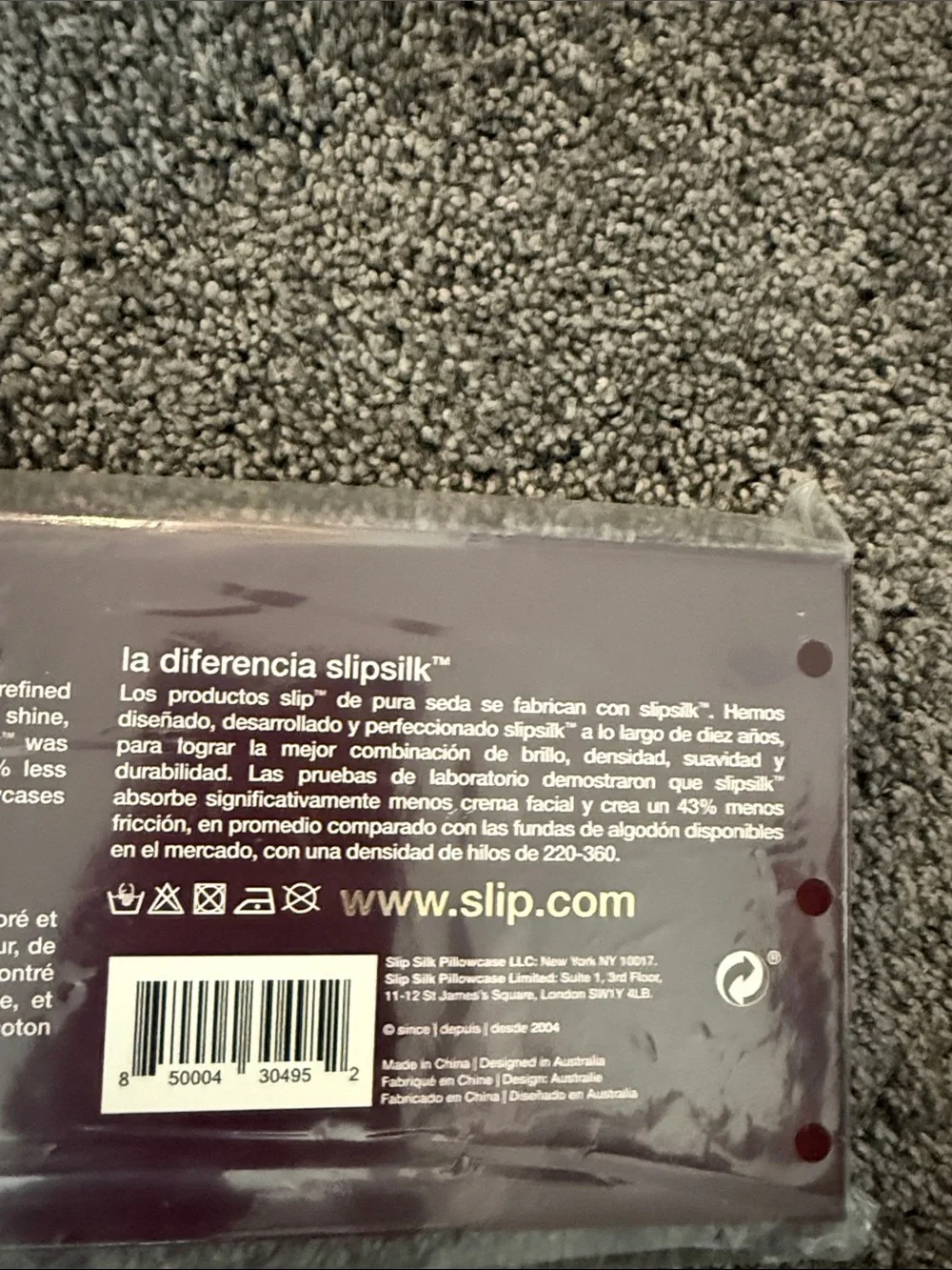 slip Purple Silk Sleep Mask